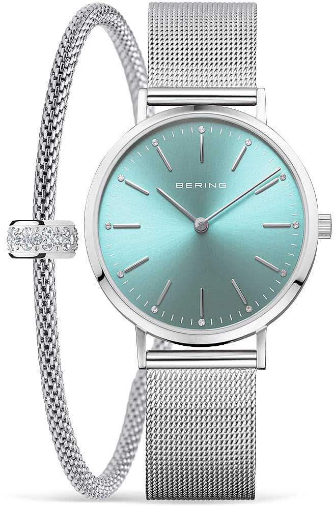 Bering 14134-005-GWP Montre Femme • Verre Saphir • Maille Milanaise