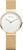 Bering Classic 14531-334 Montre pour femme • Verre saphir résistant aux rayures • Bracelet milanais fin