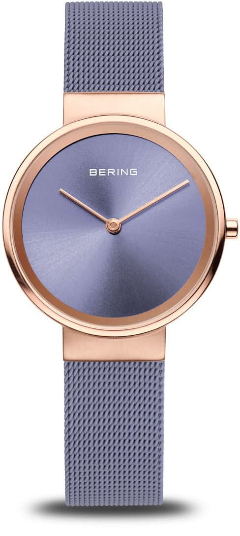 Bering Classic 14531-968 Montre Femme • Verre Saphir Anti-rayures • Bracelet Milanais Fin