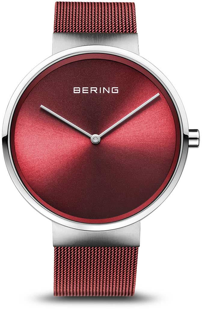 Bering Classic 14539-303 Montre • Verre saphir résistant aux rayures • Bracelet milanais fin
