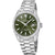 Festina Herrenarmbanduhr mit grünem Zifferblatt und Edelstahlband