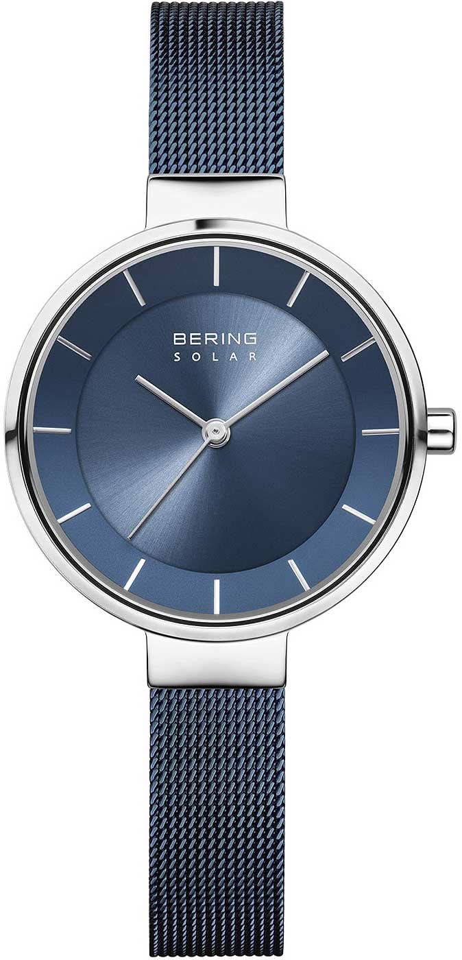 Bering Solar 14631-307 Montre Femme • Verre Saphir Anti-rayures • Bracelet Milanais Fin