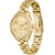 Damenarmbanduhr BOSS Sage Sport goldfarben, Seitenansicht mit Metallgliederband