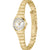 BOSS Damen-Armbanduhr mit goldfarbenem Edelstahlarmband und rundem Gehäuse