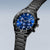 Bering Classic 15043-727 Montre Homme • Verre Saphir Anti-rayures • Cadran Bleu Sunray