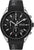 Montre de sport BOSS pour homme avec bracelet en silicone noir et cadran chronographe