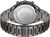 Fond de la montre pour homme avec bracelet en acier inoxydable et fond de boîtier vissé