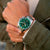 BOSS Pioneer Herren-Chronograph am Handgelenk, grünes Zifferblatt, Edelstahlarmband