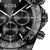 BOSS Chronographenarmbanduhr: schwarzes Zifferblatt mit Chrono-Subdials und Datumsanzeige