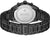 Rückseite der Herrenarmbanduhr BOSS mit Gehäuseboden und Metallarmband
