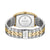Herren-Armbanduhr, Metallarmband zweifarbig; Gehäuse-Rückseite mit BOSS-Logo