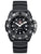 Luminox Herren-Armbanduhr, schwarzes Zifferblatt mit Datumsfenster, Tauchskala, schwarzes Kautschukband.