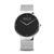 Herrenarmbanduhr BERING Max René mit schwarzem Zifferblatt und silbernem Mesh-Armband
