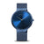 Bering Herrenuhr Max René mit blauem Zifferblatt, rundem Gehäuse und Meshband