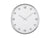 Horloge murale avec cadran blanc et marqueurs de points brillants
