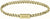 Edelstahl-Armband als Kettenarmband, goldfarbene Gliederkette mit BOSS-Verschluss.