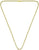 Goldfarbene Halskette aus Edelstahl mit feiner Gliederkette