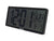 Horloge murale Karlsson Retro-LCD, écran noir avec heure, jour, mois et date