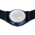 Herrenuhr-Rückseite mit Gravur, Schutzring am Gehäuse, Meshband sichtbar