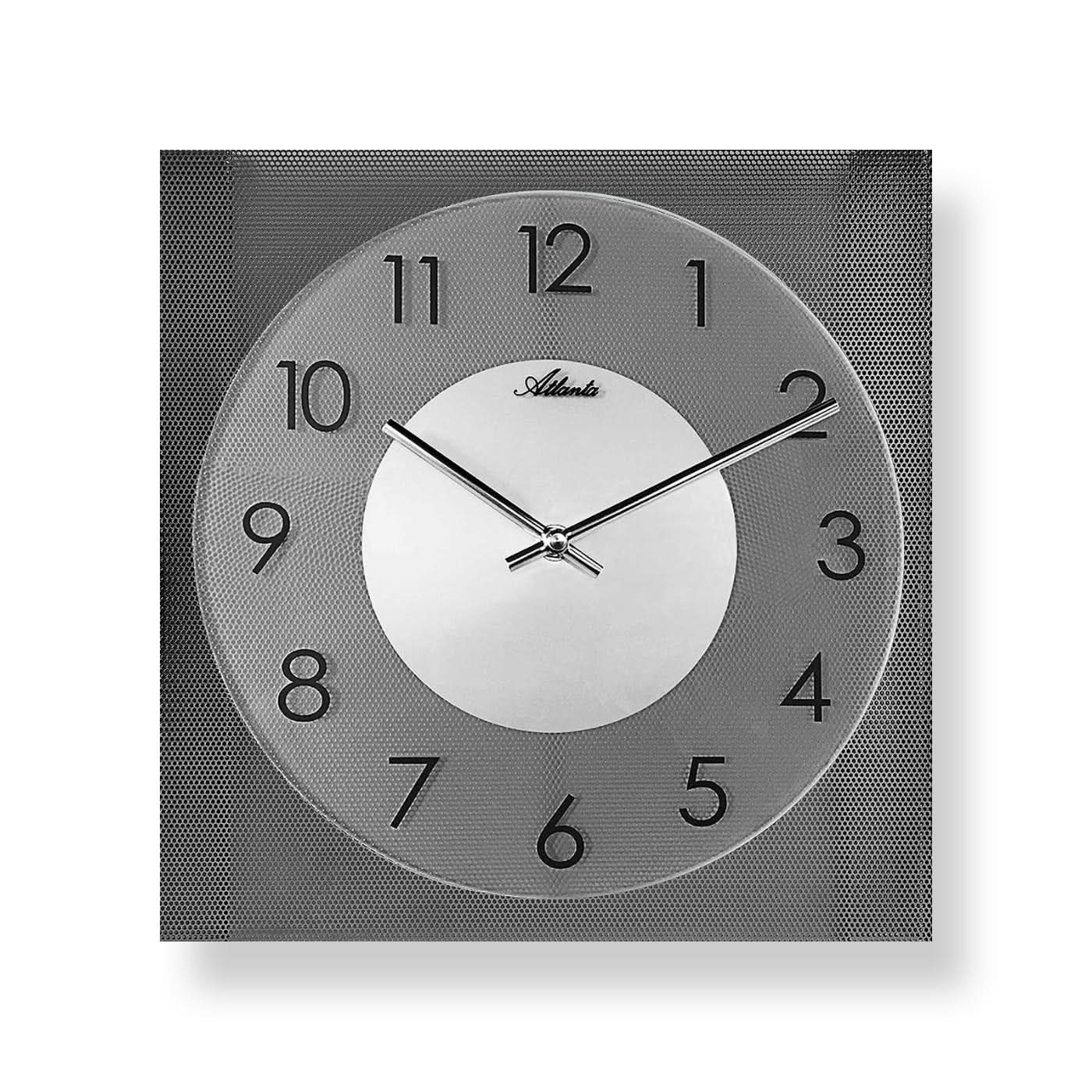 Horloge murale Atlanta 30x30 cm métal • Moderne • Quartz