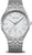 Montre pour homme avec bracelet en métal argenté, cadran blanc et affichage de la date 8