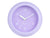 Horloge murale Karlsson lilas doux avec chiffres romains et aiguilles blanches