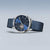 Montre automatique Bering 16743-307 pour homme • Verre saphir résistant aux rayures • Bracelet milanais bleu
