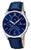 Montre Festina pour homme avec bracelet en cuir bleu et cadran bleu