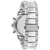 Herrenarmbanduhr mit Edelstahlgehäuse und -armband, Seitenansicht