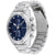 Tommy Hilfiger Herrenquarzuhr Jax mit blauem Zifferblatt und Edelstahlarmband
