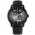Tommy Hilfiger Herrenuhr Henry Automatic: schwarzes Lederband, Skelettzifferblatt