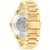 Tommy Hilfiger Armbanduhr mit goldfarbenem Metallarmband und sichtbarem Gehäuseboden