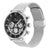 Tommy Hilfiger Legend Quarzarmbanduhr mit schwarzem Zifferblatt und Metall-Mesharmband