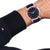 Tommy Hilfiger Armbanduhr für Herren mit blauem Silikonarmband und rundem blauem Zifferblatt