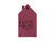 Arrière du réveil coucou Karlsson, mauve foncé avec haut-parleur