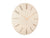 Horloge murale Karlsson Esmerado blanc crème avec chiffres et aiguilles en métal
