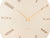 Karlsson Esmerado Horloge Murale Vue Détaillée : Marqueurs Métalliques, Aiguilles et Logo