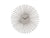 Horloge murale Karlsson avec design rayons, cadran et aiguilles gris