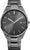 Bering Montre ultra-fine pour homme avec cadran noir, bracelet en métal.