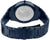 Bering Vue arrière de la montre pour homme : bracelet et fond en métal bleu foncé