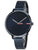 Tommy Hilfiger Damenuhr mit dunkelblauem Zifferblatt und dunkelblauem Mesharmband