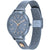Tommy Hilfiger Damenarmbanduhr mit blauem Zifferblatt und Metall-Mesh-Armband