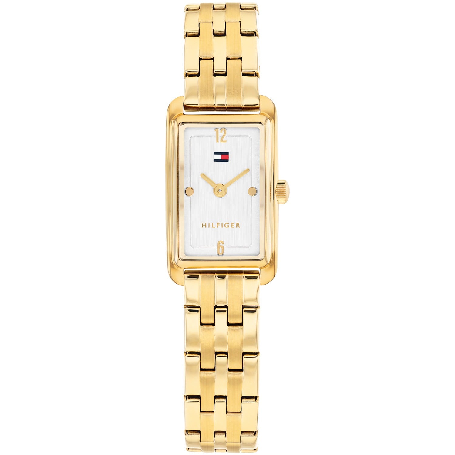 Tommy Hilfiger Madison 1782863 Damenuhr Gold • Rechteckiges Gehäuse • Quarzwerk