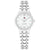 Damenarmbanduhr Mackenzie 1782889 von Tommy Hilfiger mit silbernem Metallband und weißem Zifferblatt