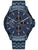 Tommy Hilfiger Herrenquarzarmbanduhr mit drei Hilfszifferblättern, dunkelblauem Metallarmband