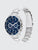 Tommy Hilfiger Jordan Herrenuhr mit blauem Zifferblatt und Edelstahlarmband, rund
