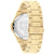 Tommy Hilfiger Bruce Herrenarmbanduhr mit goldfarbenem Edelstahlarmband, sichtbarer Rückseite