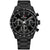 Tommy Hilfiger Herrenarmbanduhr, schwarzes Quarz-Chronograph-Design mit Tachymeter-Lünette