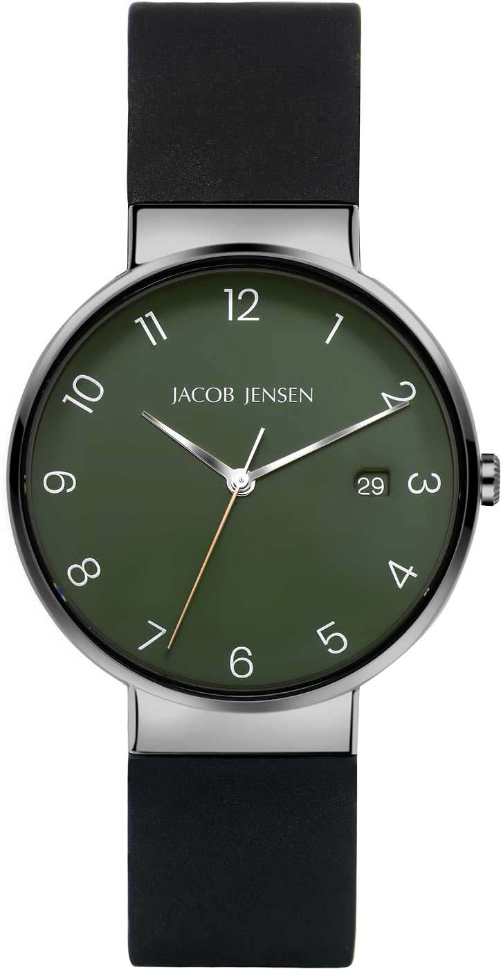Jacob Jensen Timeless Nordic 184 Montre Homme • Design Danois Iconique • Intégration Boîtier Sans Couture