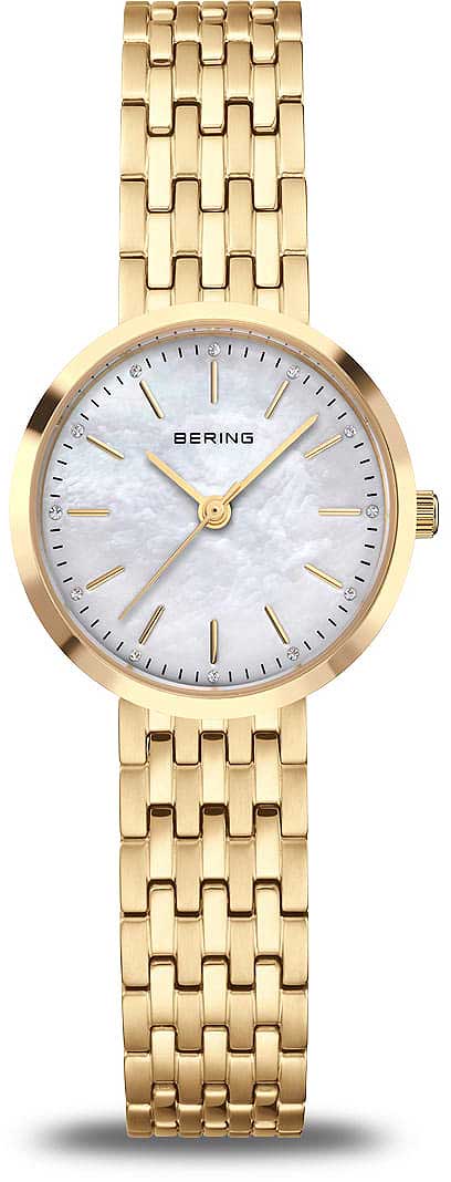 Bering Classic 19126-734 Montre Femme • Verre Saphir Anti-Rayures • Cadran Raffiné en Nacre